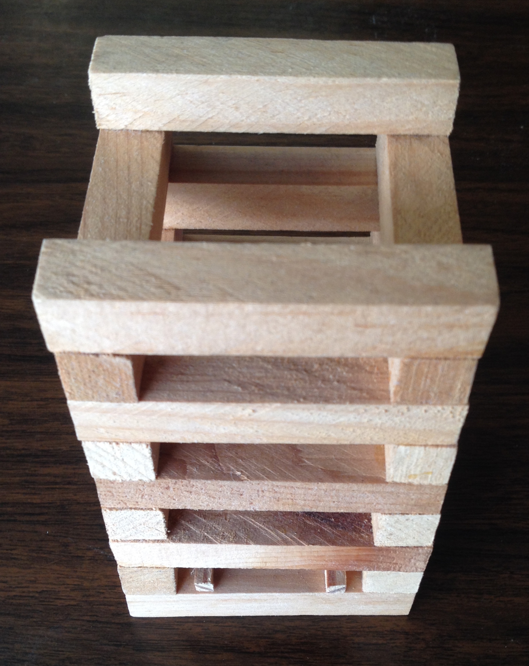 Number 7 Wooden Crib (Pack of 10)